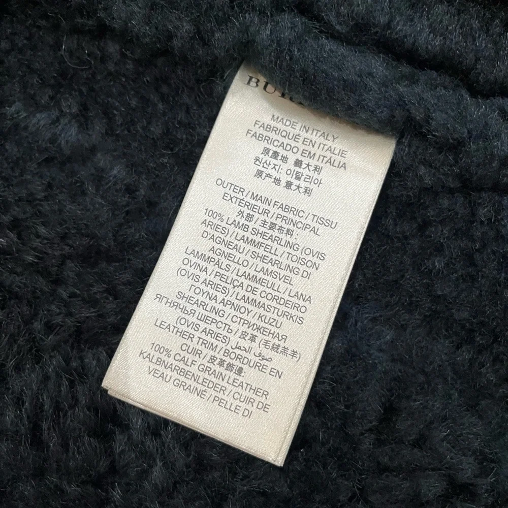 Burberry Brit Shearling Leather Jacket - Picture 9 of 16